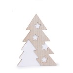 Natale albero legno stelle
