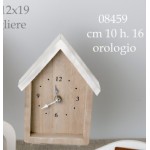 Orologio casetta legno